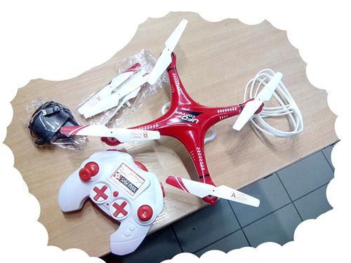LH-X10 RED 2.4Ghz RC Drone Quadcopter w/ Headless mode USED